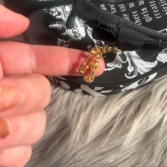 NWOT Juicy Couture Little Girls Wedge Sandal, Sz 12 - Picture 6 of 7